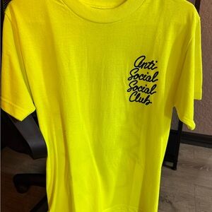 Anti Social Social Club Neon Yellow Tee